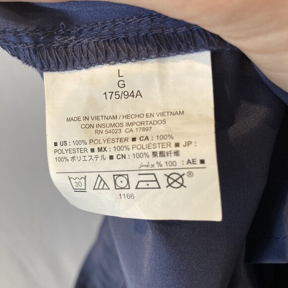 Old Navy Active Shorts Mens Size large Swim Blue Black Trunks 2 Pairs - Picture 7 of 10